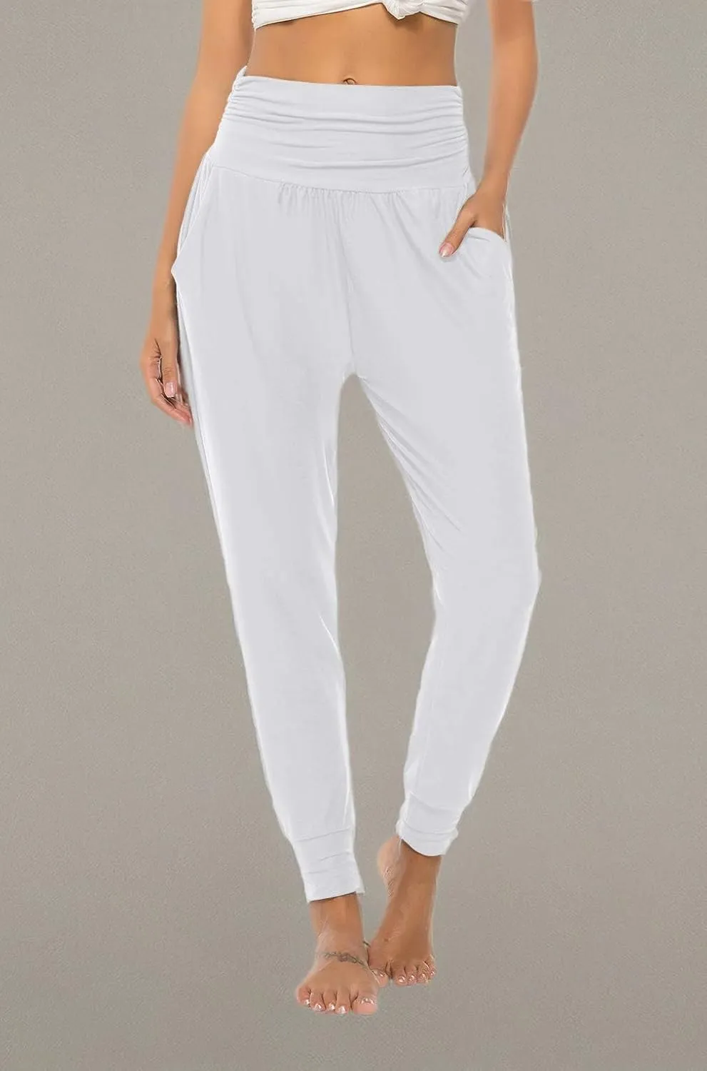 DIBAOLONG Womens Yoga Sweatpants Loose Workout Joggers Pants Comfy Lounge Pants with Pockets