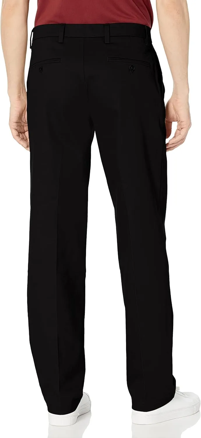 Dockers Men's Classic Fit Signature Lux Cotton Pleated Stretch Pants (Regular and Big & Tall)