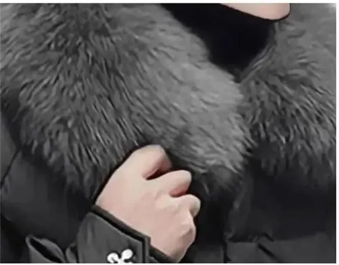 Dvbfufv Women's Fashion Cotton Coat Winter Thickened Warm Loose-Fit Button-Up Jacket Trendy Cotton-Padded Coat