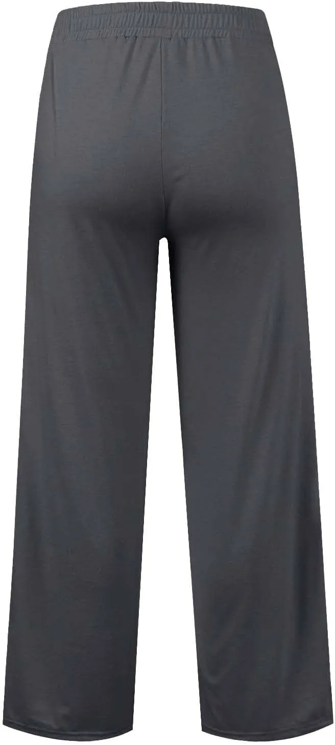 Girls Wide Leg Sweatpants High Waisted Baggy Drawstring Pants Elastic Elevated Seams Loose Active Pants with Pockets