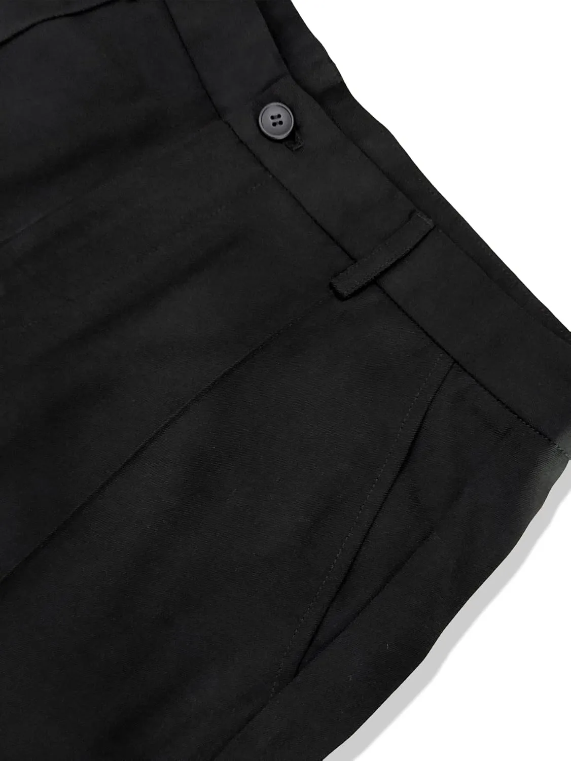 GORGLITTER Men's Flare Dress Pants Wide Leg Pants Office Business Trousers with Pockets Casual