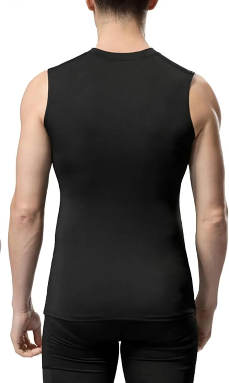 HNVAVQ 3 Pcs Workout Tank Tops for Men Sleeveless Athletic Training Shirts Quick Dry Breathable Gym Vest
