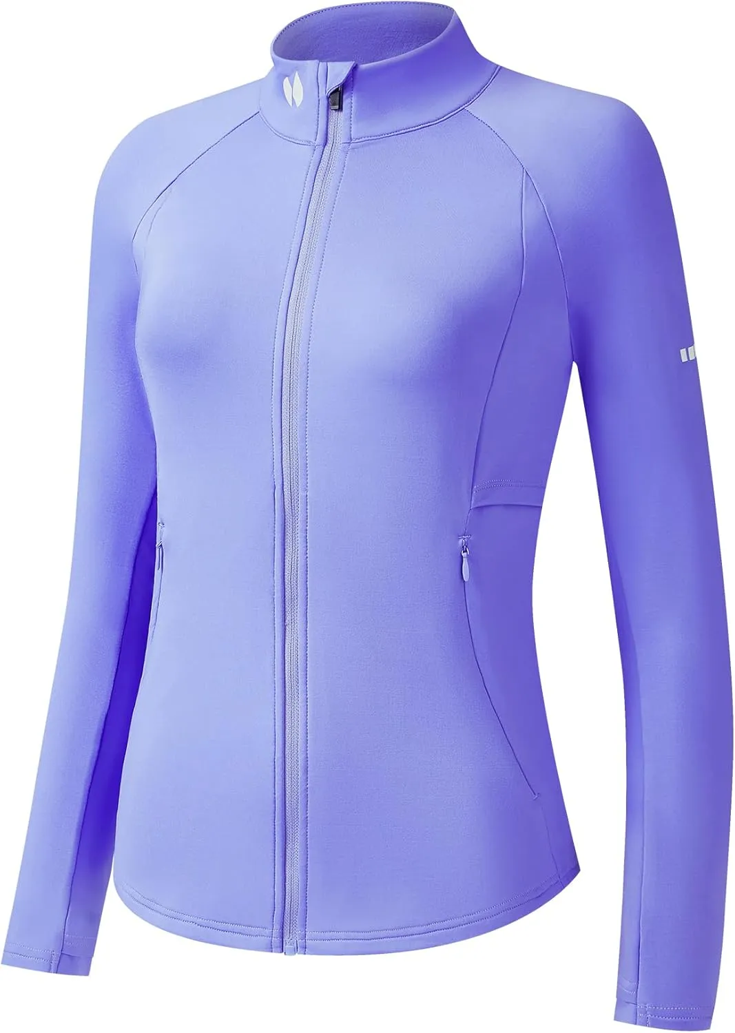 HOTSUIT Womens Running Jacket Thermal Water Resistant Full Zip Cycling Jacket for Winter Reflective