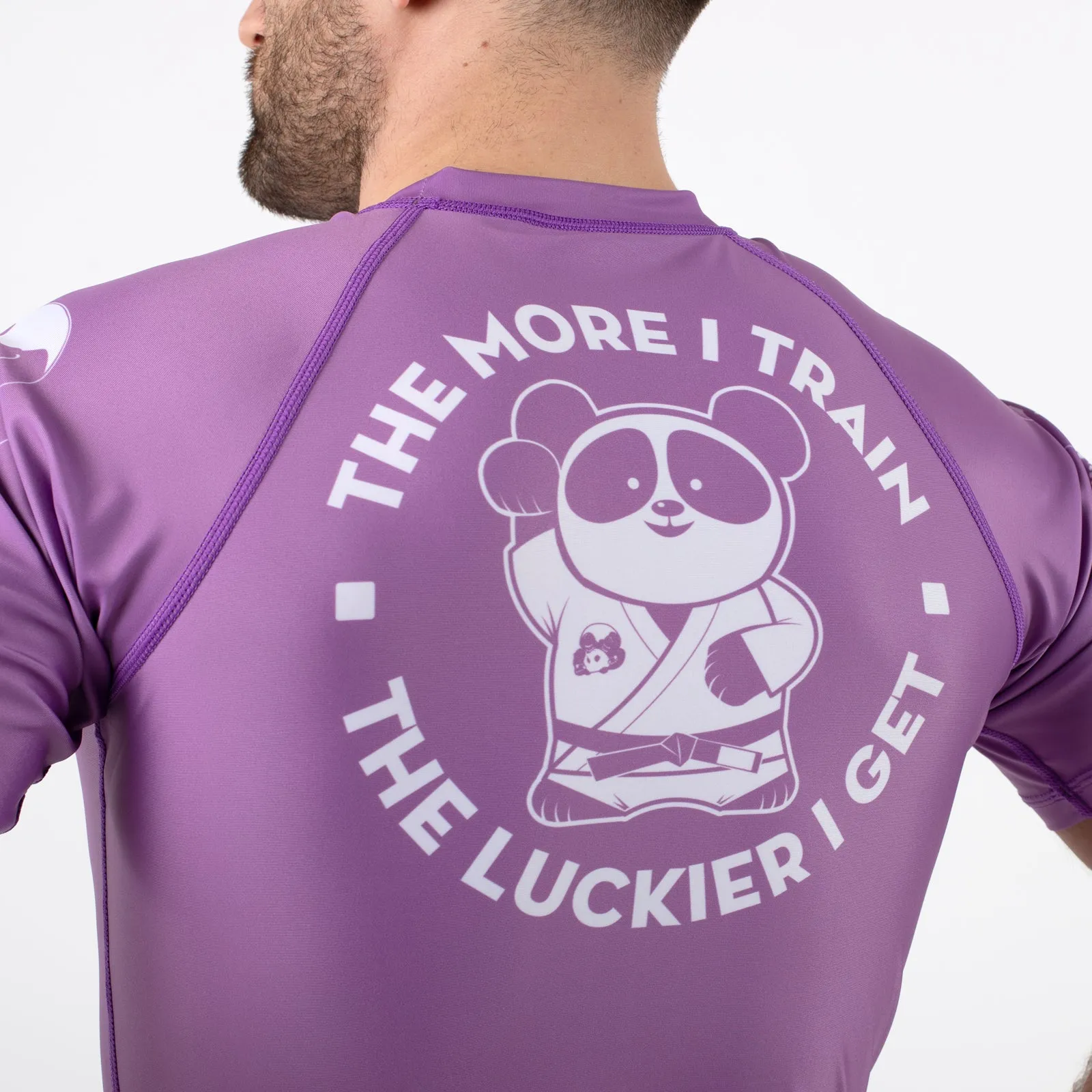 Inverted Gear "Lucky Panda" Ranked Short Sleeve Rash Guard