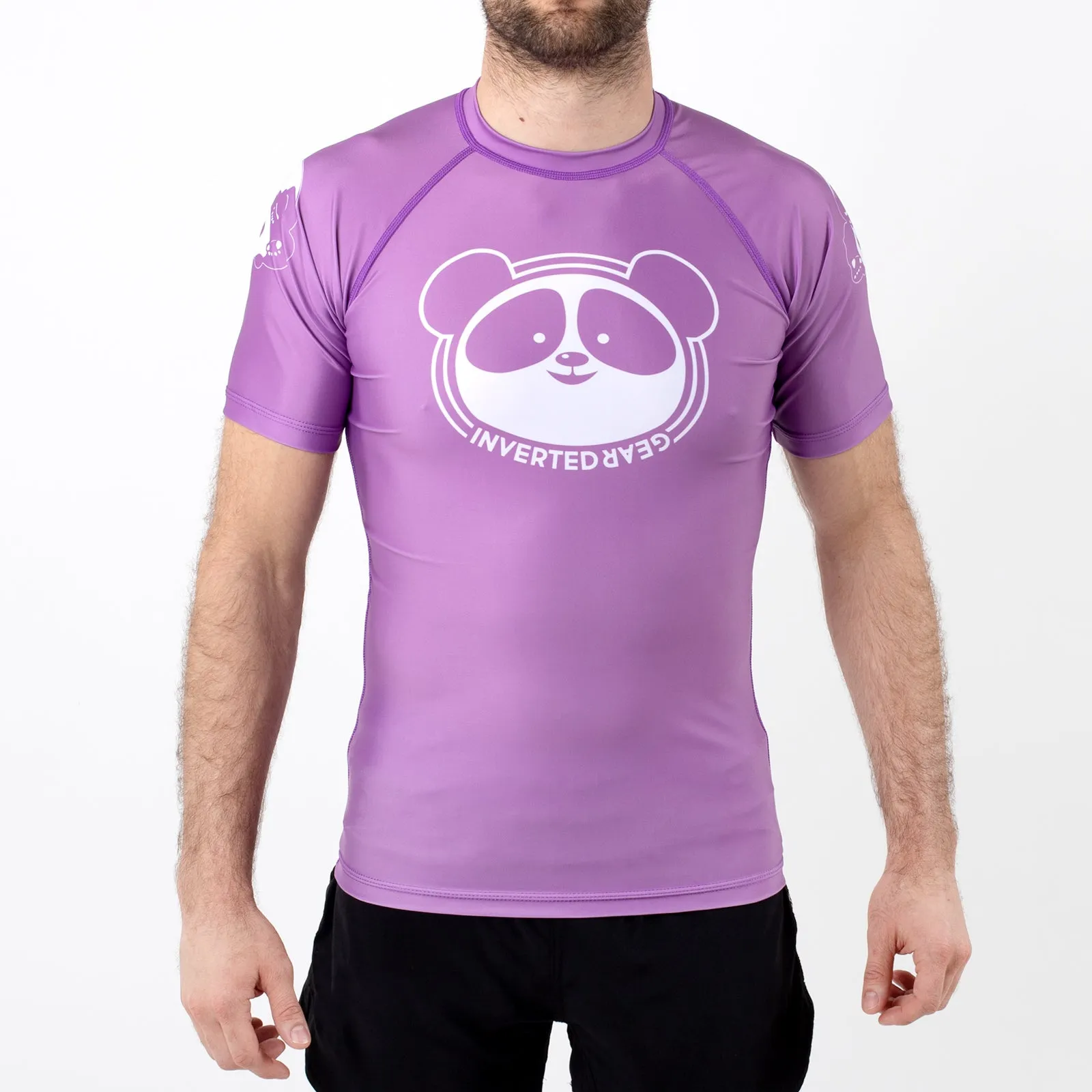Inverted Gear "Lucky Panda" Ranked Short Sleeve Rash Guard