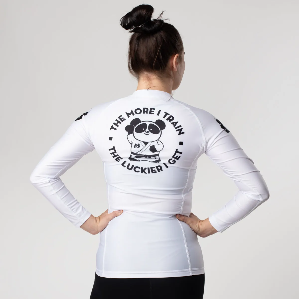 Inverted Gear "Lucky Panda" Ranked Women's Long Sleeve Rash Guard