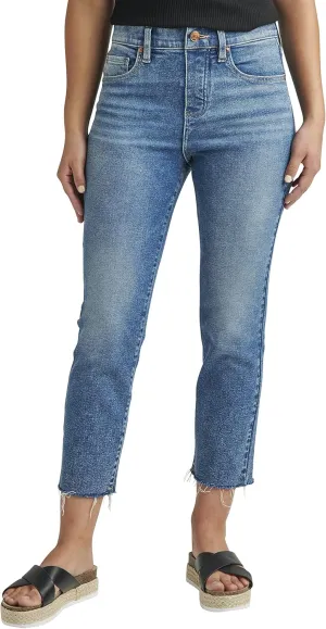 JAG Women's Valentina High Rise Straight Leg Pull-on Jeans-Legacy