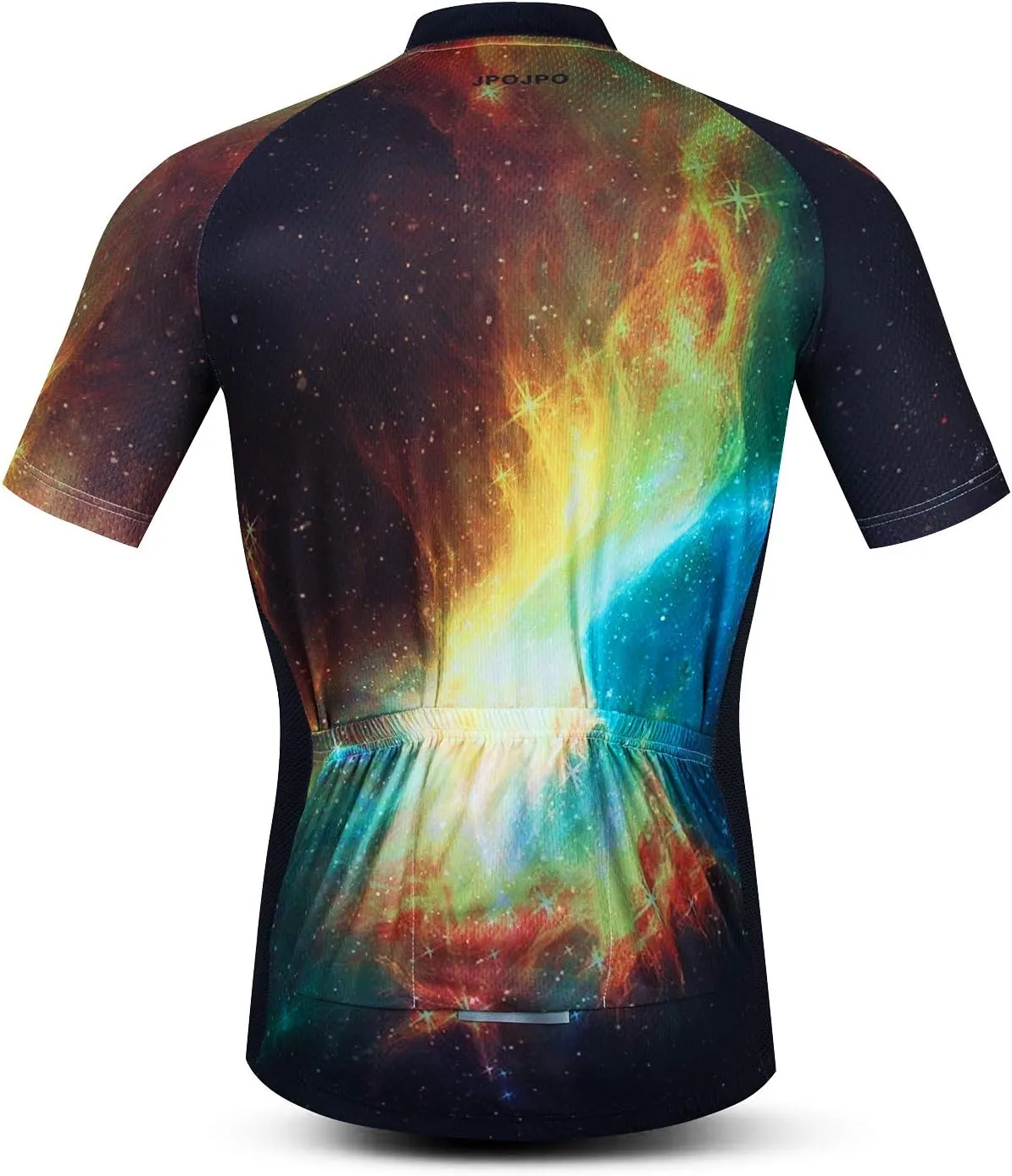 JPOJPO Men's Cycling Jersey Short Sleeved Mountain Bicycle Jerseys Breathable T- Shirt Tops S-3XL