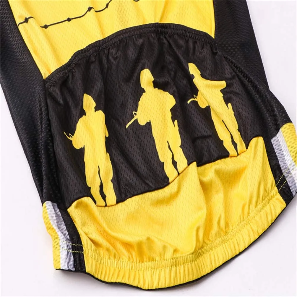 JPOJPO USA Cycling Jersey Men Road Bike Shirt Summer Biking Tops Short Sleeve Bicycle Clothes Cycle Wear Breathable
