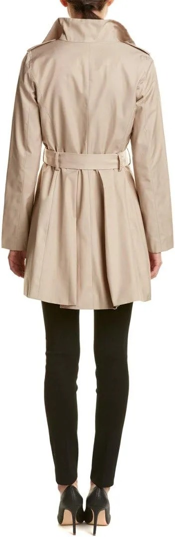 Kensie Women's Tie Waist Trench Coat