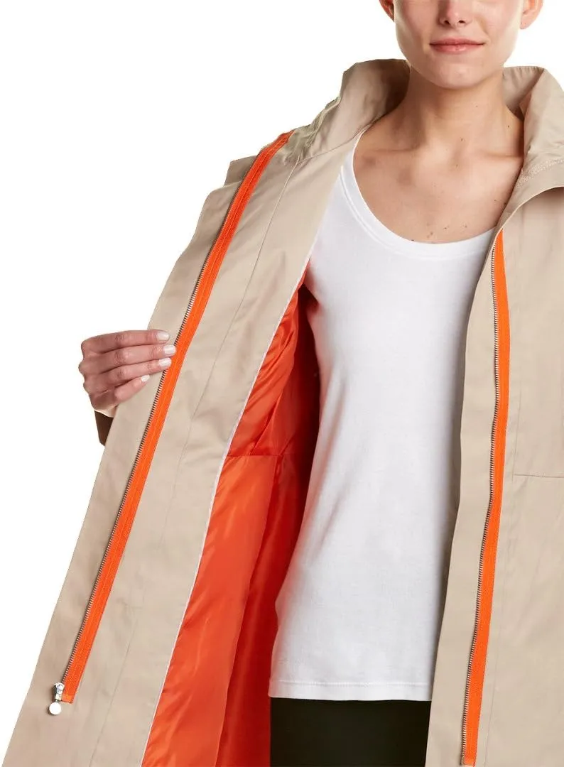 Kensie Women's Tie Waist Trench Coat