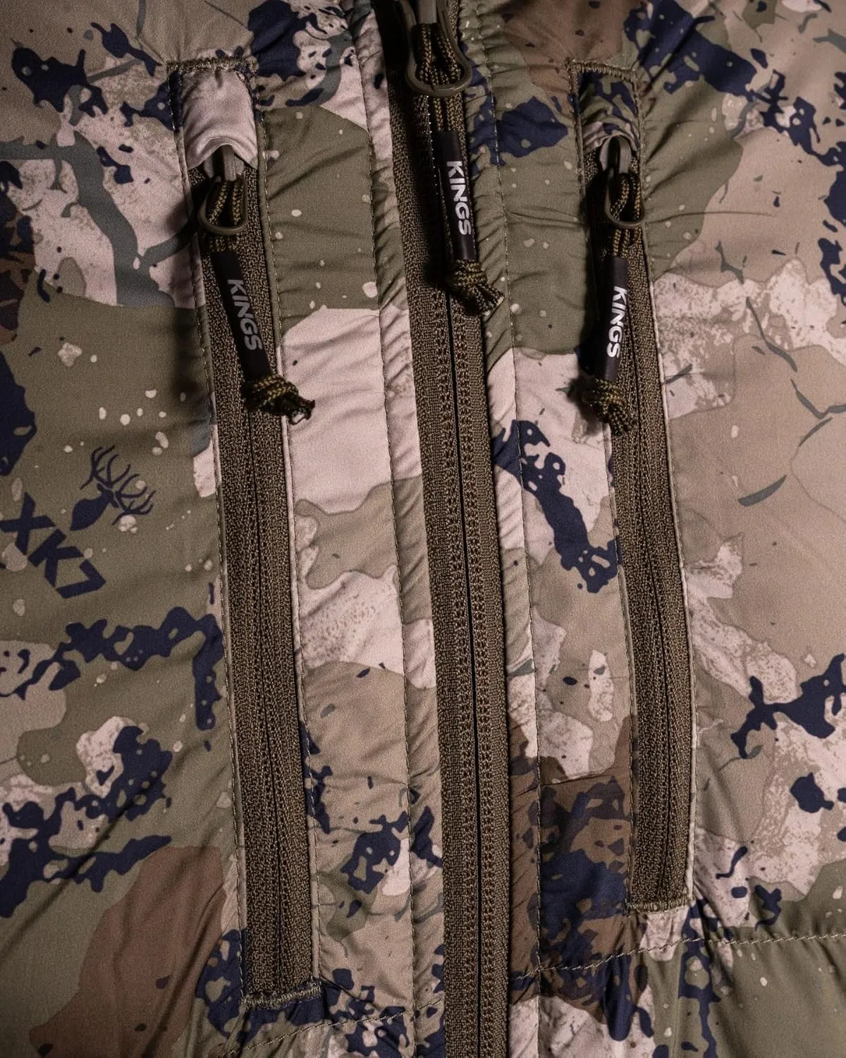 King's Camo XKG Down Hooded Transition Jacket | Water Resistant