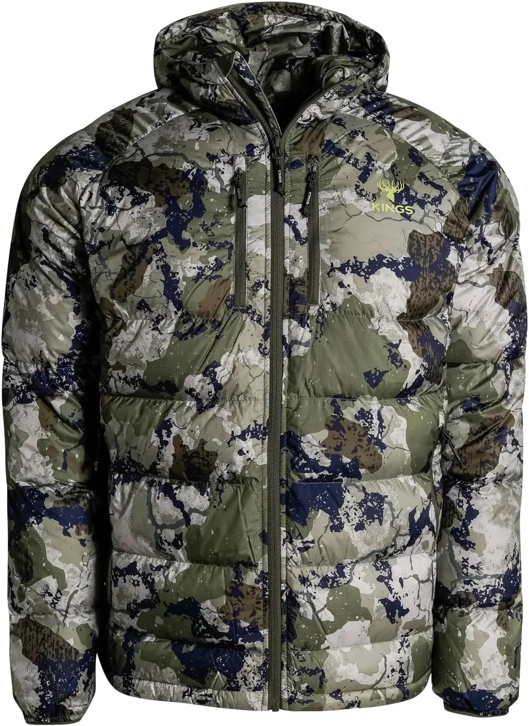 King's Camo XKG Down Hooded Transition Jacket | Water Resistant