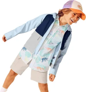 Lands' End Kids Water Resistant Hooded Rain Jacket