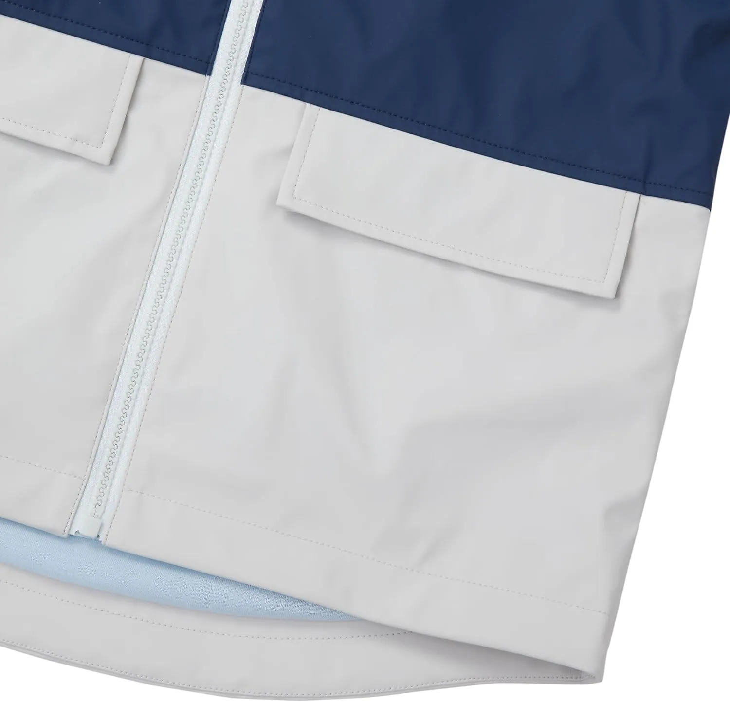 Lands' End Kids Water Resistant Hooded Rain Jacket
