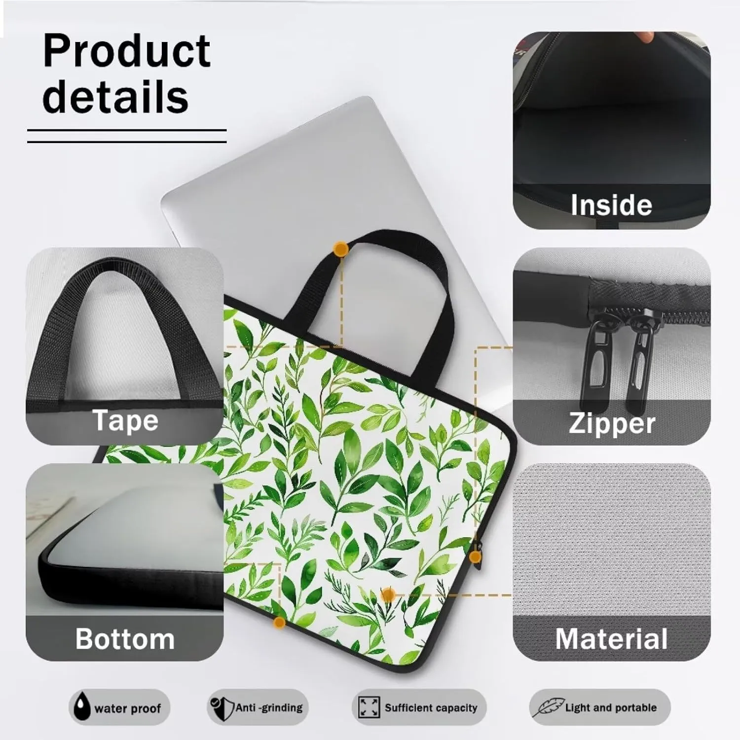 Laptop Case, Laptop Bag Laptop Sleeve Water Resistant Computer Case