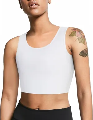 LEINIDINA Chest Binder for Transgender FTM LGBT Tomboy Tops Women Breathable Binder Bra Tank Tops Elastic