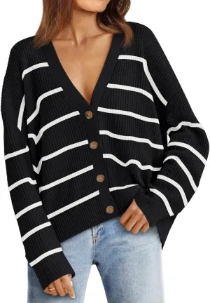 LILLUSORY Cardigan Sweaters for Women 2025 Summer Fashion Oversized Lightweight Sweater Knit Work Jacket Outfits Clothes