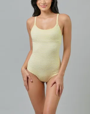 Lisa One Piece in Citrine Gingham