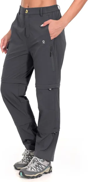 Little Donkey Andy Women's Stretch Convertible Pants, Zip Off Quick Dry Hiking Pants