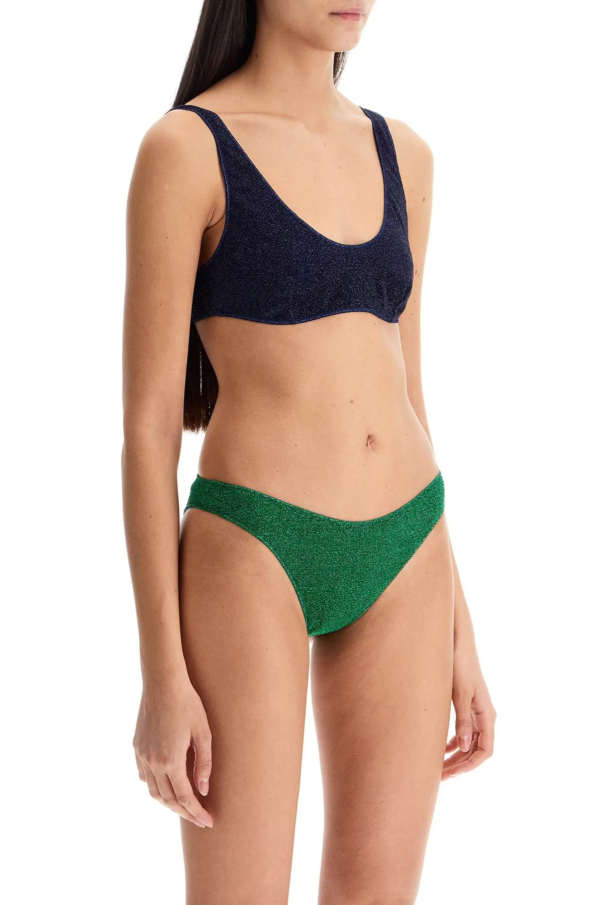 Luminous Pattern Swimwear Set