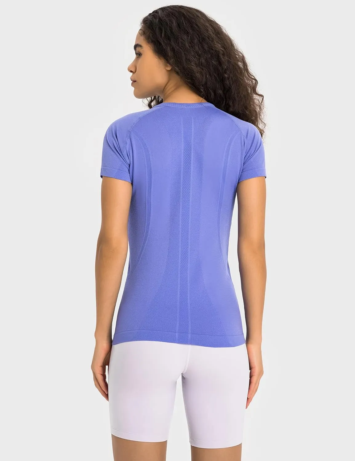 LUYAA Women's Workout Tops Long Sleeve Shirts Yoga Sports Breathable Gym Athletic Top Slim Fit