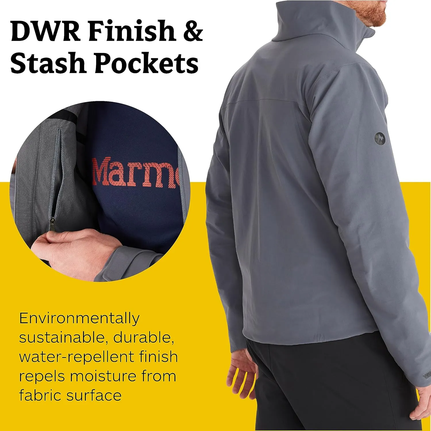 MARMOT Men's Alsek Jacket - Lightweight, Water-Resistant Softshell