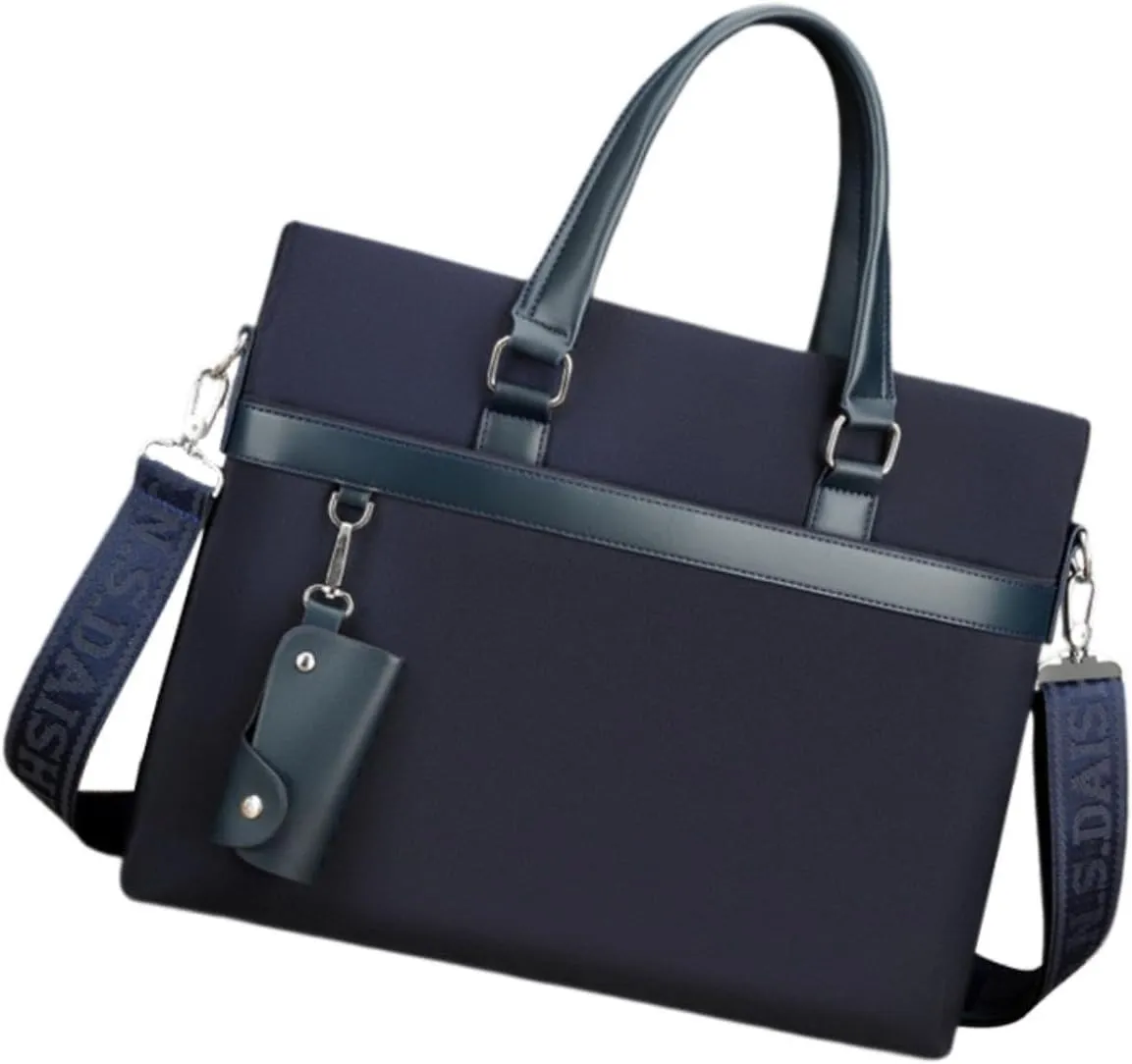 Men Briefcase Business Water Resistant Handbag for Holidays Trip