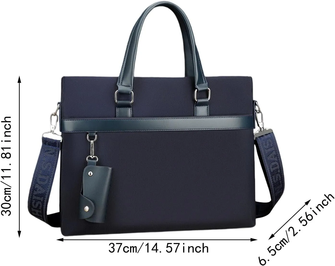 Men Briefcase Business Water Resistant Handbag for Holidays Trip