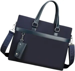 Men Briefcase Business Water Resistant Handbag for Holidays Trip