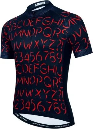 Men's Cycling Jersey Short Sleeve Breathable Biking Shirts Summer Bicycle Tops Quick Dry