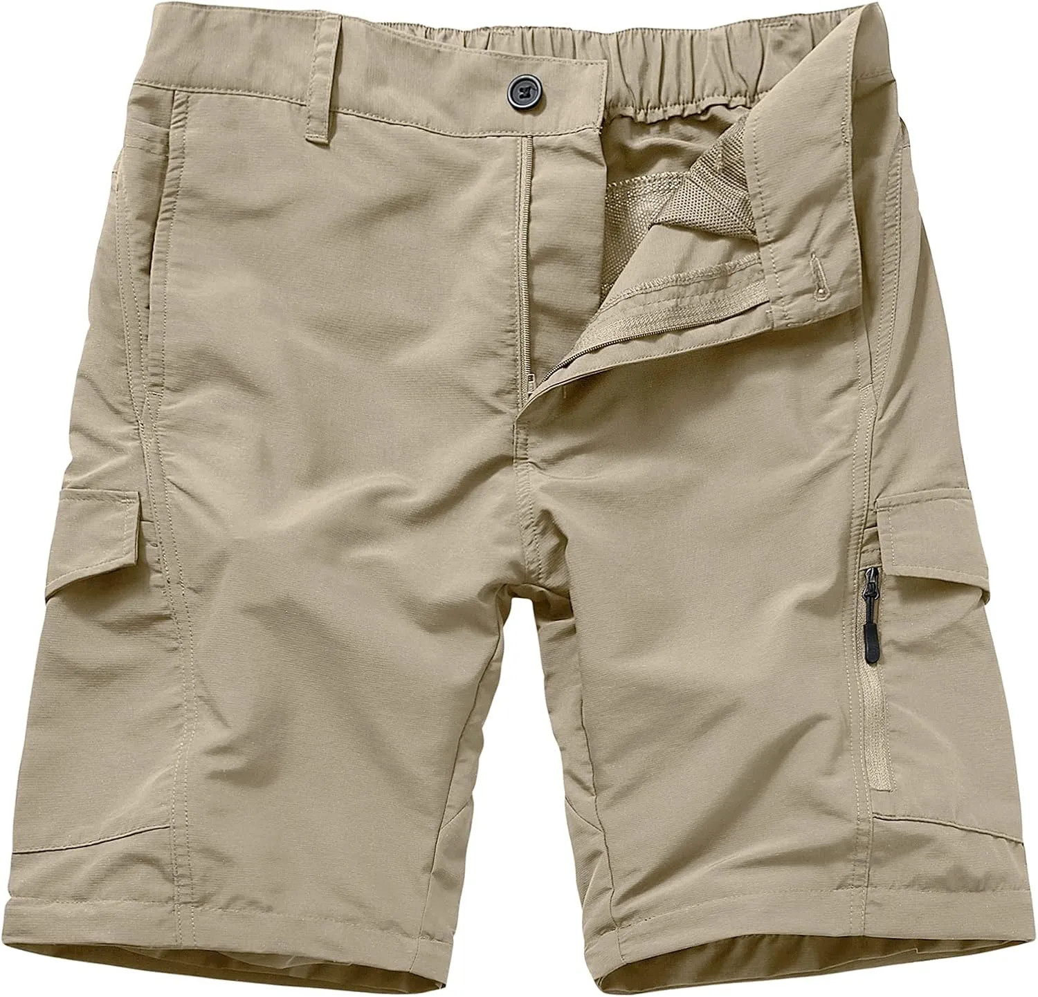 Mens Hiking Pants Convertible Quick Dry Zip Off Fishing Travel Safari Pants