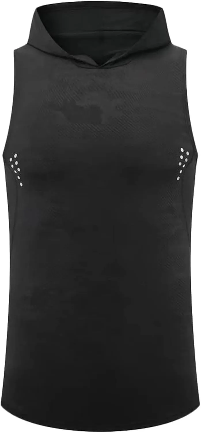 Men's Tank Top,Sleeveless T-Shirt Vest Tops Quick Dry Gym Tops Breathable Shirts Training Running Vests