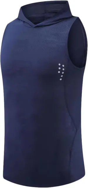 Men's Tank Top,Sleeveless T-Shirt Vest Tops Quick Dry Gym Tops Breathable Shirts Training Running Vests
