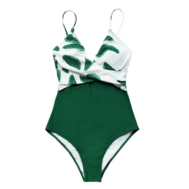 Ms. Banana Leaf One-Piece Swimsuit