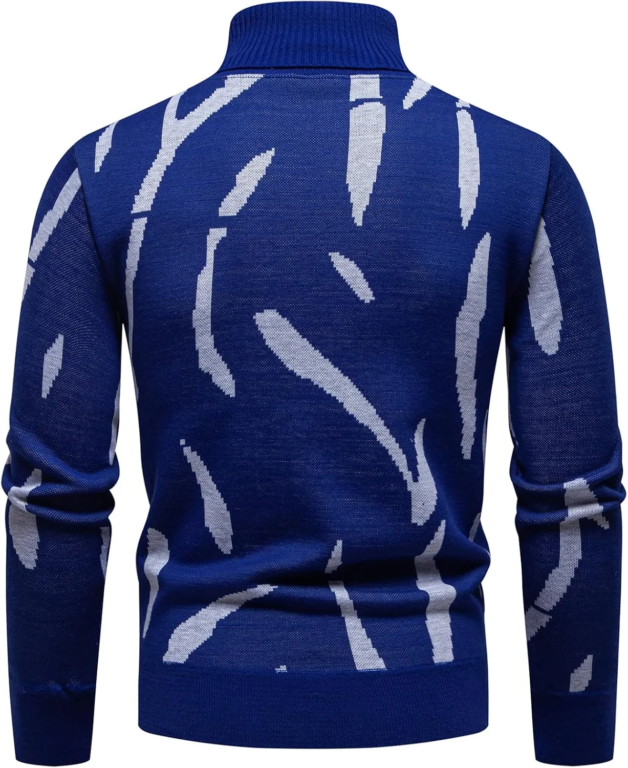 Mylldey Mens Turtleneck Sweaters Cable Knit Long Sleeve Men's Pullover Sweaters
