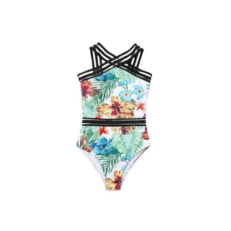 One Piece Swimsuit Bust Support Tummy Control