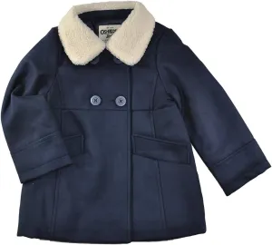 Osh Kosh B'Gosh Baby Girls Double Breasted Faux Wool Outerwear Coat