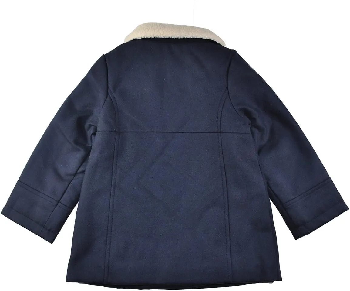 Osh Kosh B'Gosh Baby Girls Double Breasted Faux Wool Outerwear Coat