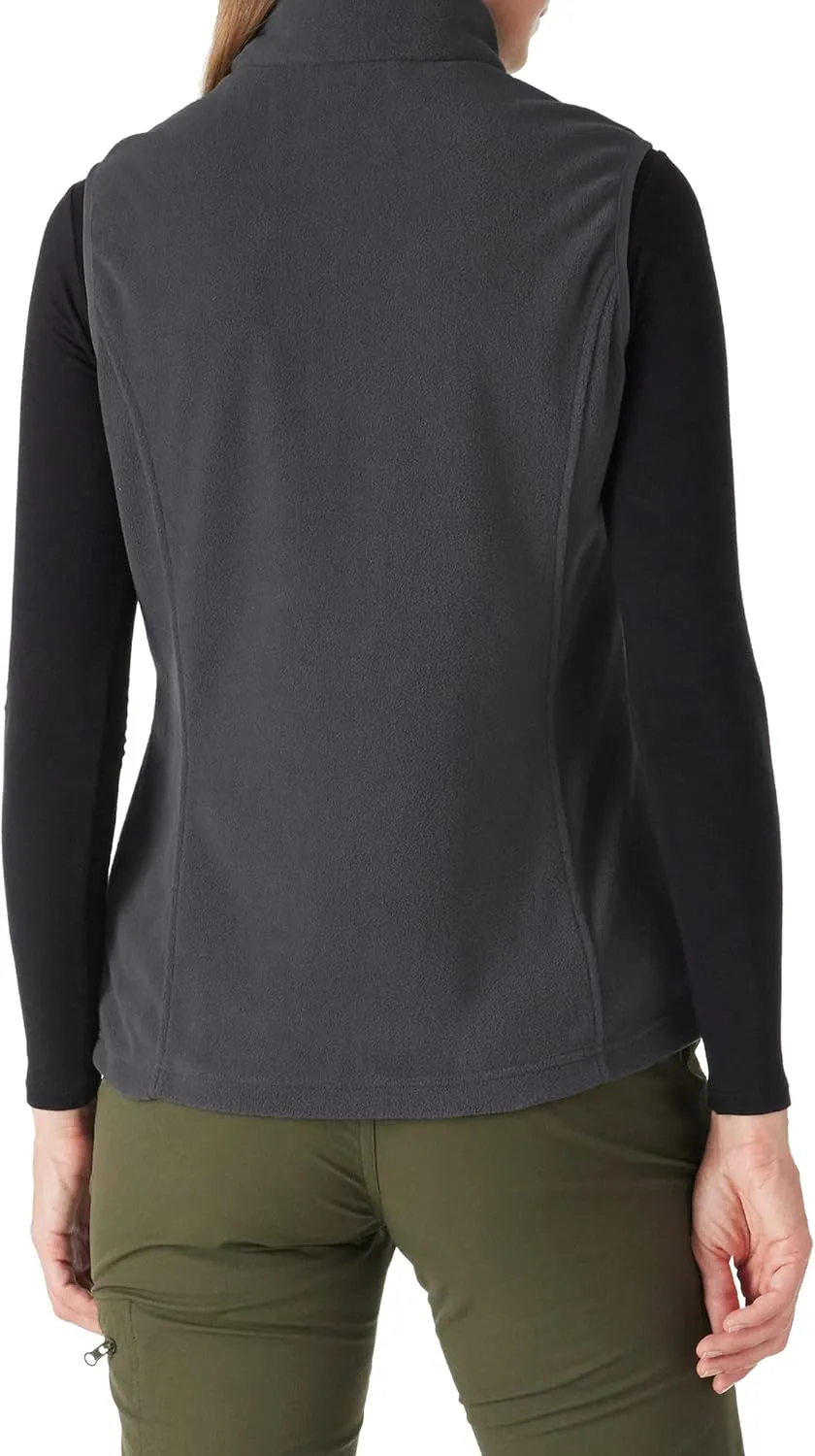Outdoor Ventures Women's Fleece Vest, Zip Up Lightweight Soft Running Vest Outerwear Sleeveless with Pockets