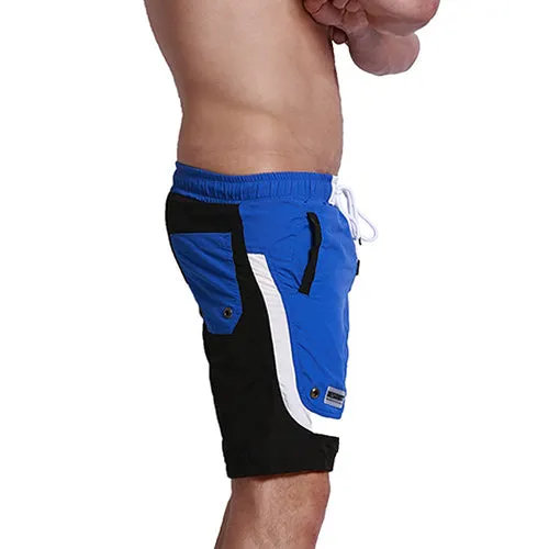 Patchwork Color Accented Quick Dry Shorts