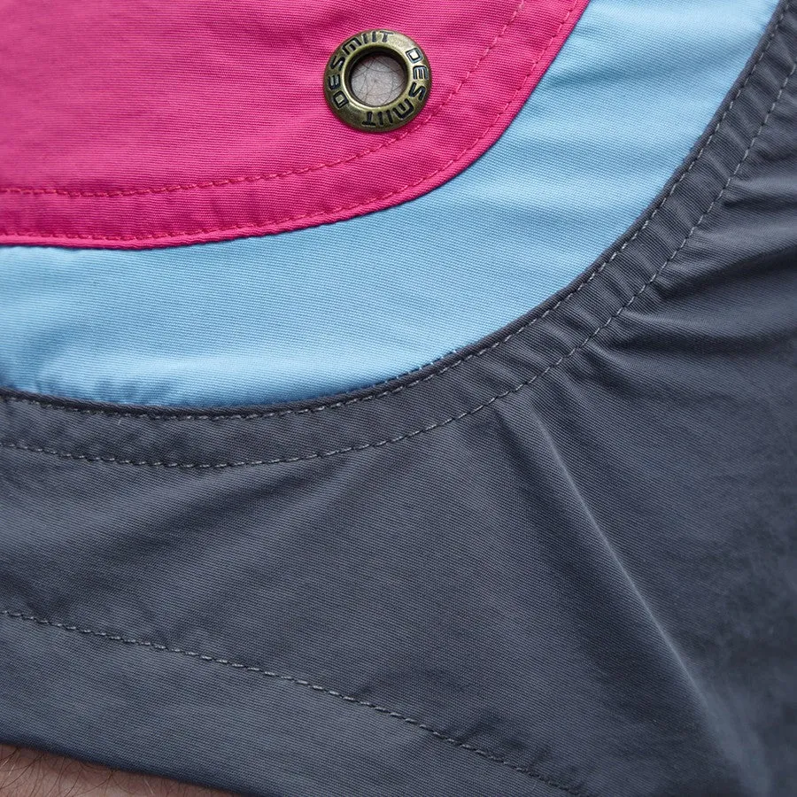 Patchwork Color Accented Quick Dry Shorts