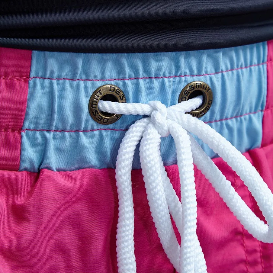 Patchwork Color Accented Quick Dry Shorts