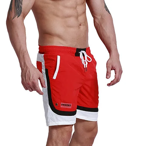 Patchwork Color Accented Quick Dry Shorts