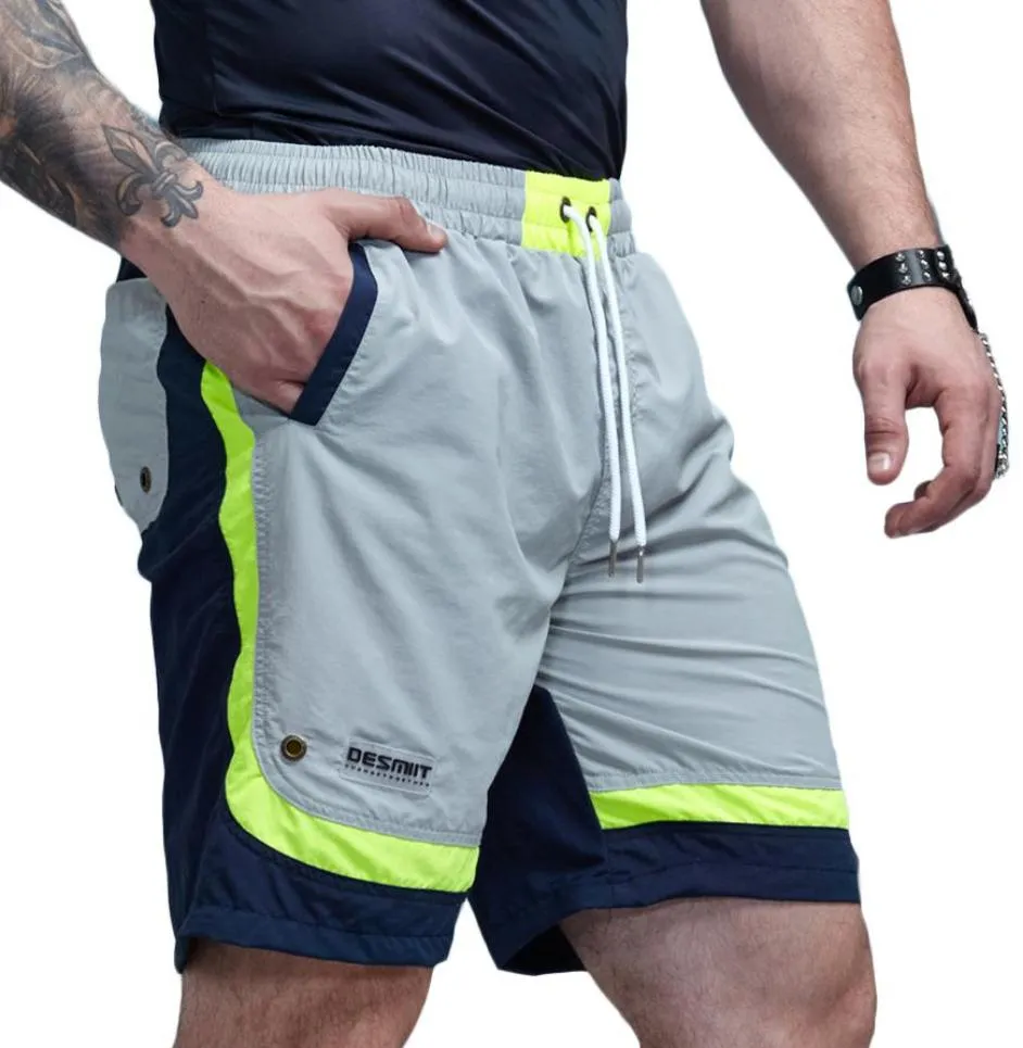 Patchwork Color Accented Quick Dry Shorts