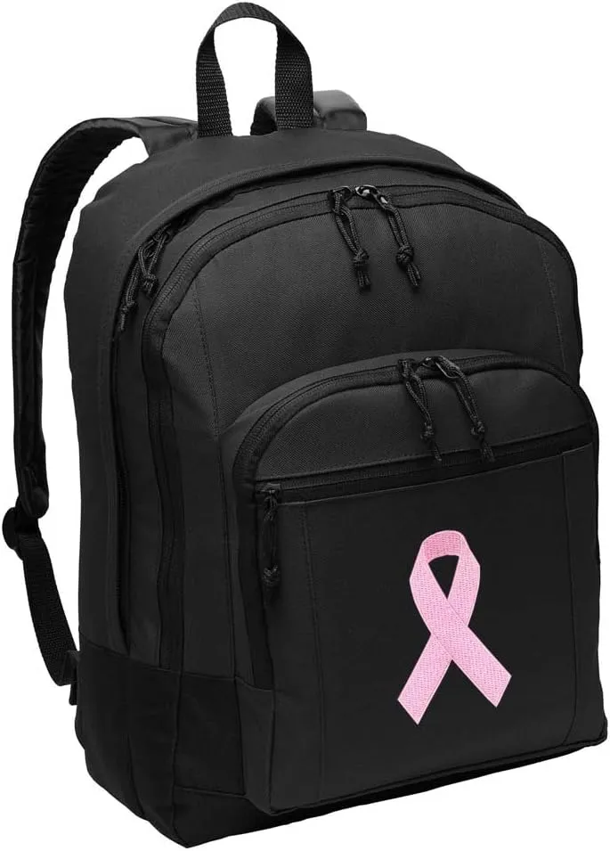 Pink Ribbon Backpack CLASSIC Style Pink Ribbon Backpack Laptop Sleeve