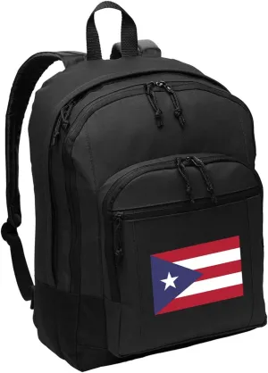 Puerto Rico Flag Backpack CLASSIC Style Puerto Rico Backpack Laptop Sleeve