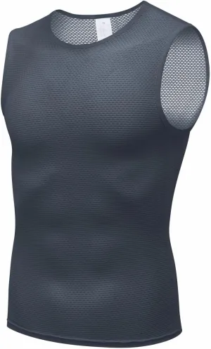 qualidyne Men's Cycling Base Layer Quick Dry Bike Undershirt Sleeveless Biking Jersey Bicycle Tops Sports Vest Breathable