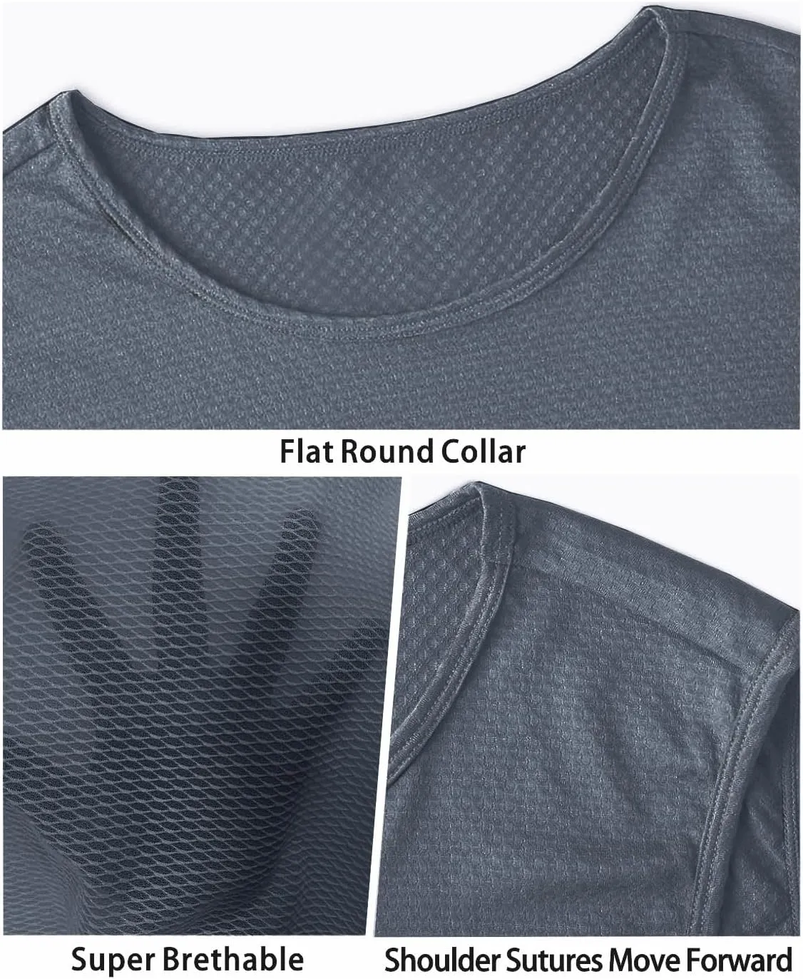 qualidyne Men's Cycling Base Layer Quick Dry Bike Undershirt Sleeveless Biking Jersey Bicycle Tops Sports Vest Breathable