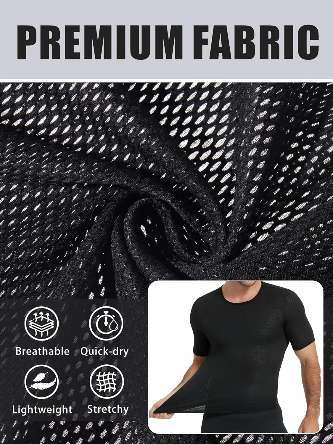 qualidyne Men's Cycling Base Layer Quick Dry Bike Undershirt Sleeveless Biking Jersey Bicycle Tops Sports Vest Breathable